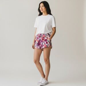 Athleta Daybreak Tropic Surge Swim Shorts Small Floral Multicolored SS-1932